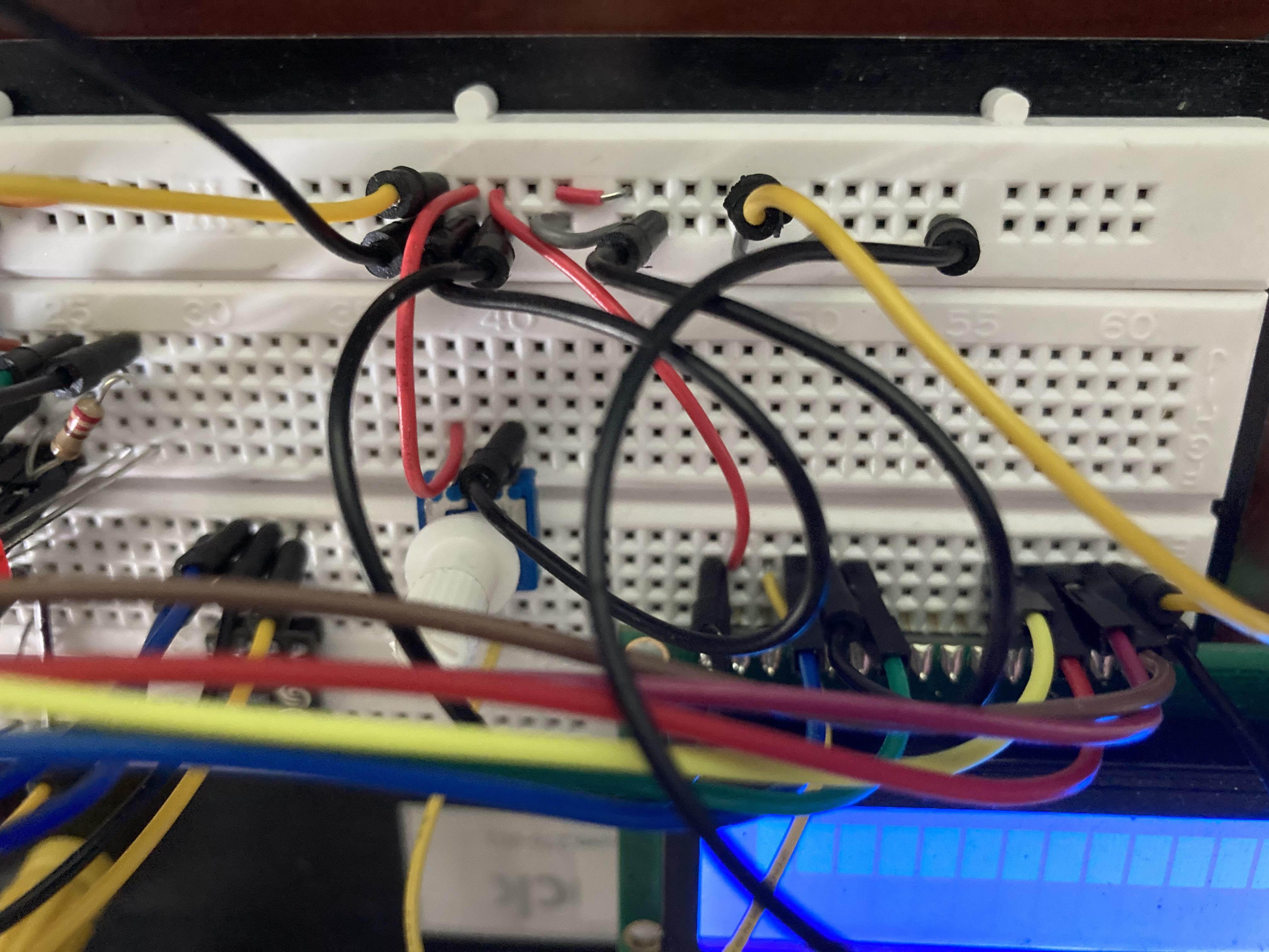 LCD display connections